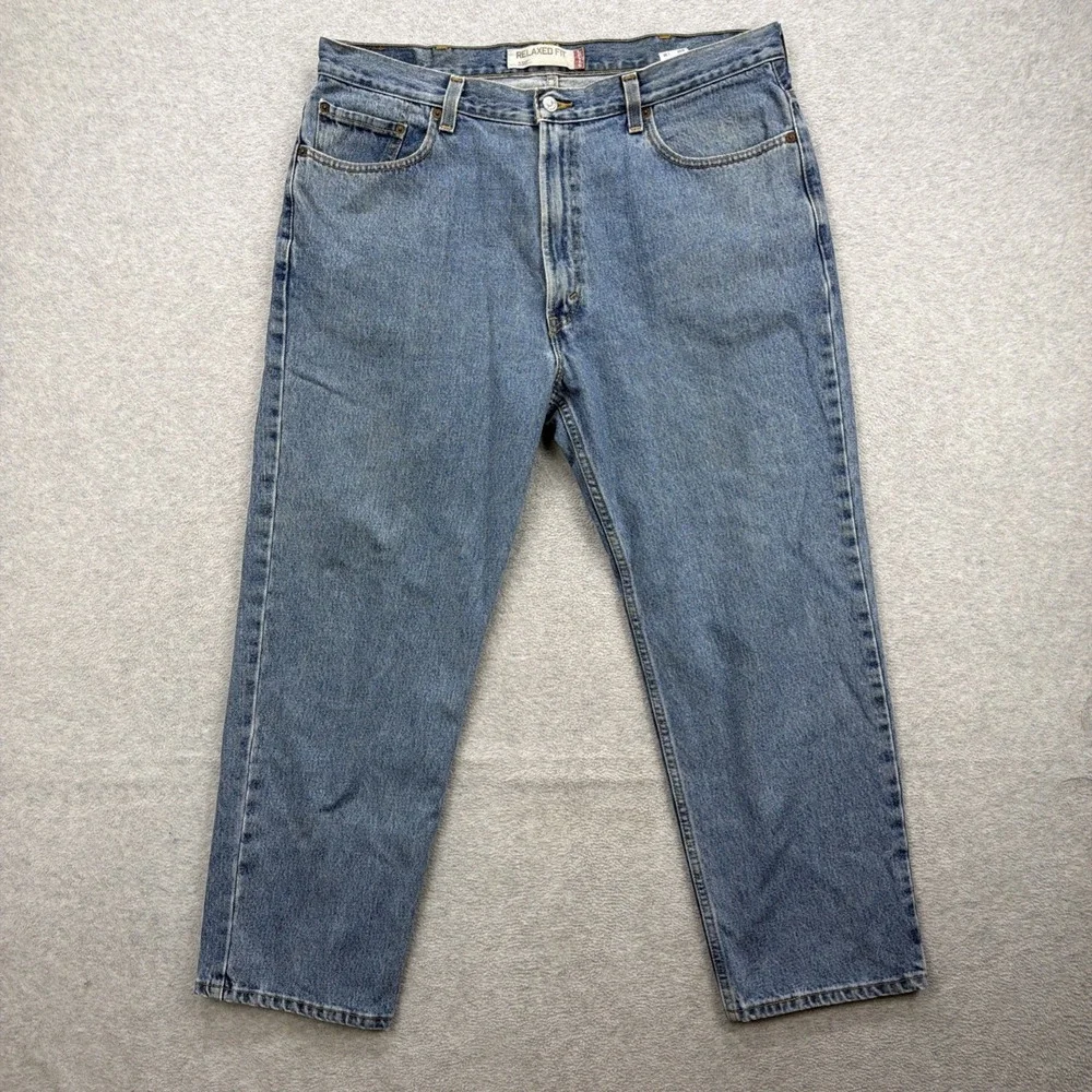 Levis 550 Jeans Mens 40x30 Blue Denim Pants Baggy Loose Taper Relaxed‎ Retro Y2K